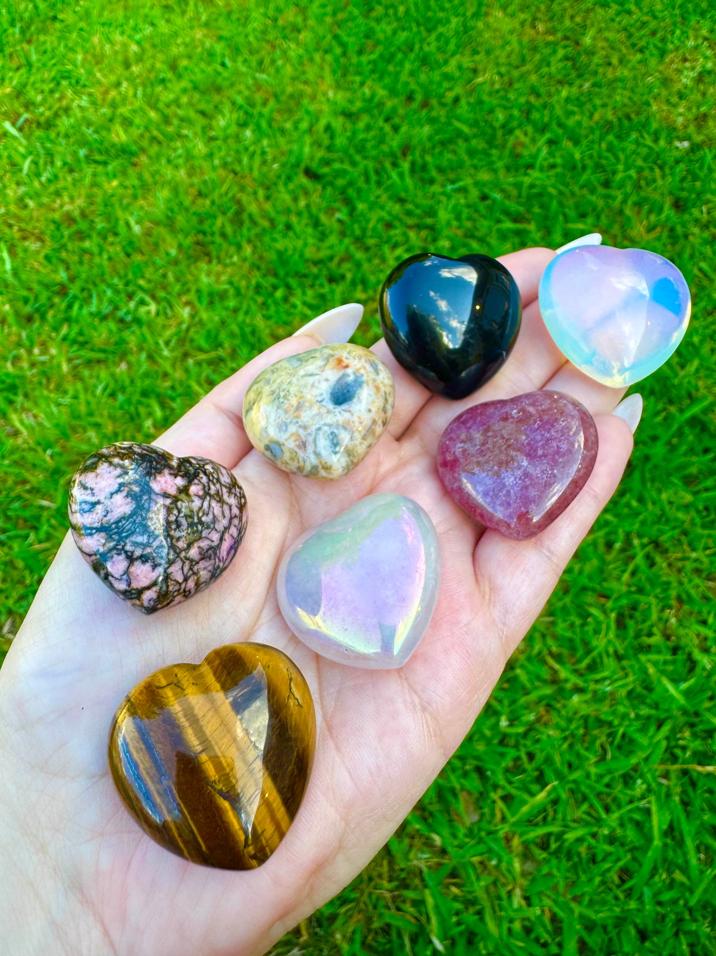 Crystal Hearts 30-35mm