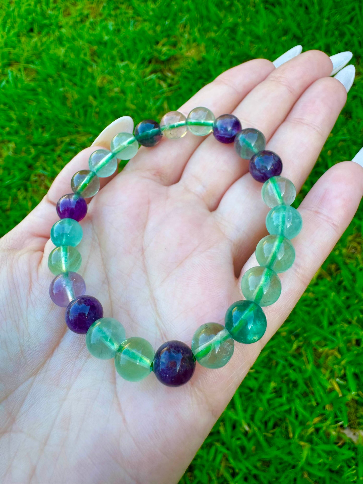8mm Crystal Beaded Bracelets *ALL TYPES*