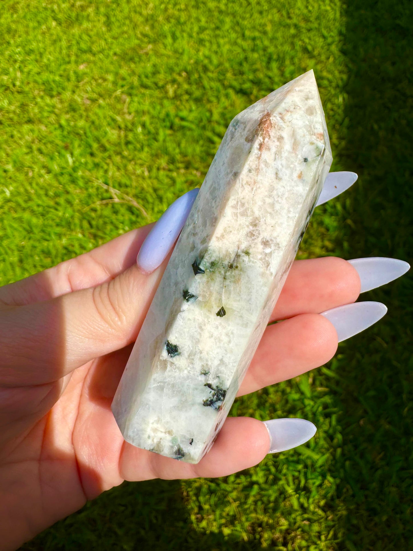 Rainbow Moonstone Tower *CHOOSE YOUR CRYSTAL*