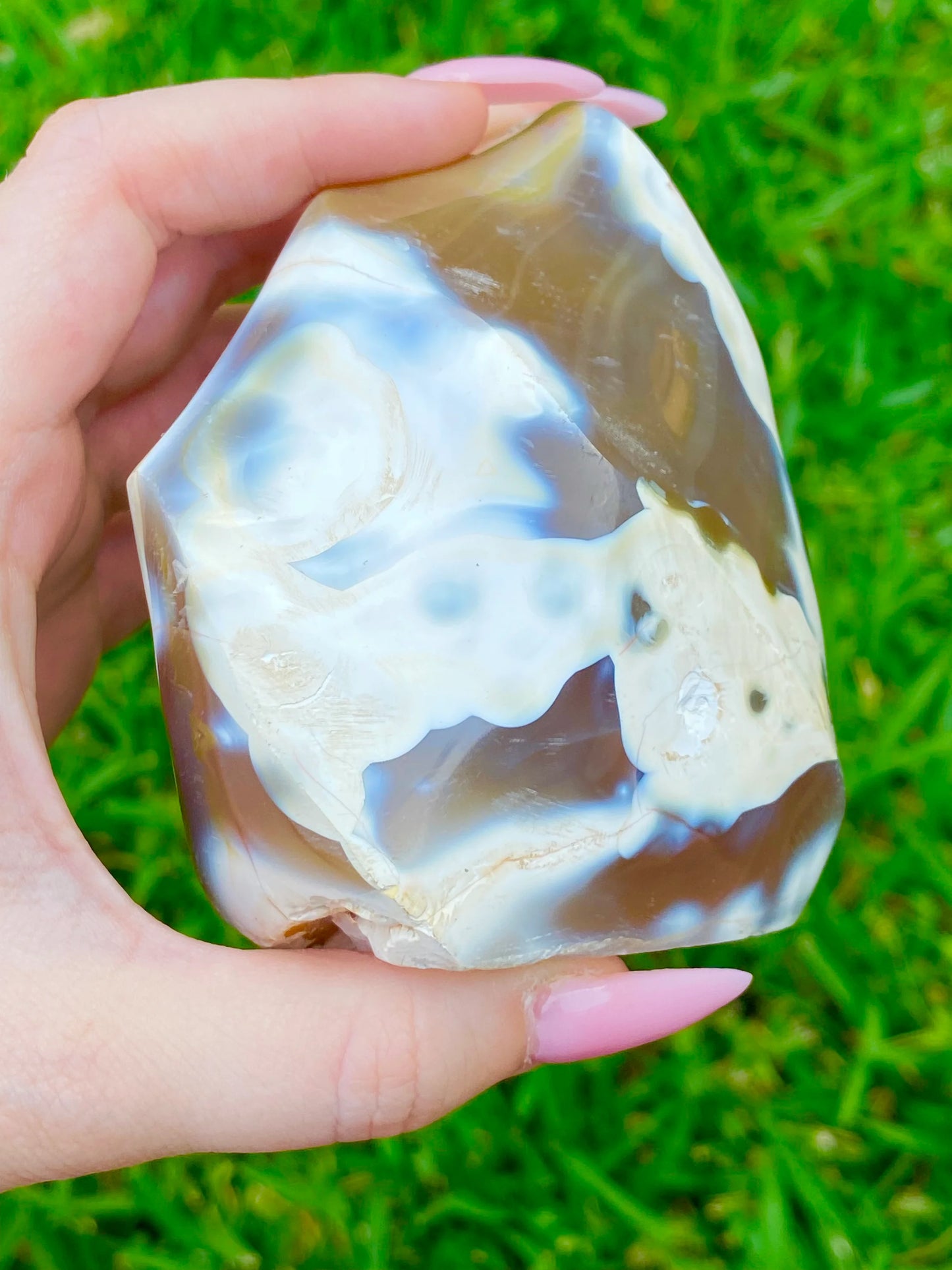 Orca Carnelian Agate Flame Crystal *CHOOSE YOUR CRYSTAL*