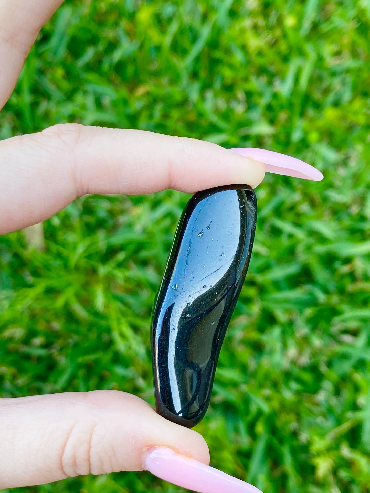 Black Obsidian Tumble Crystal 0.75-1.25"