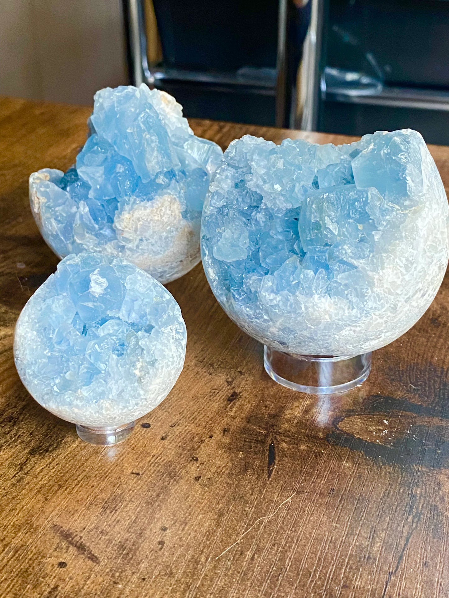 Celestite Druzy Sphere *CHOOSE YOUR CRYSTAL*