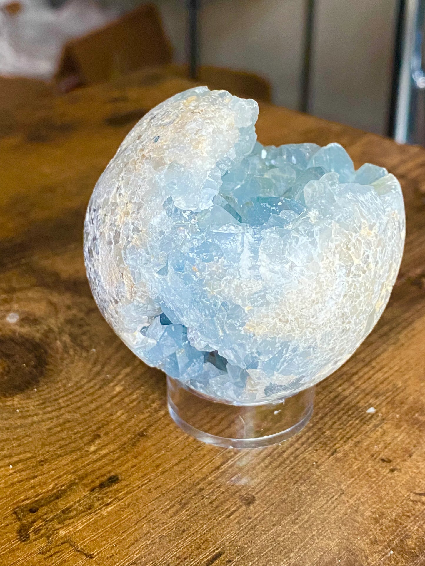 Celestite Druzy Sphere *CHOOSE YOUR CRYSTAL*
