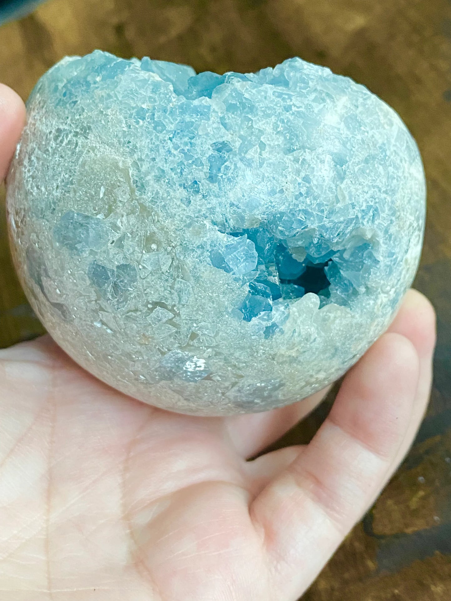 Celestite Druzy Sphere *CHOOSE YOUR CRYSTAL*