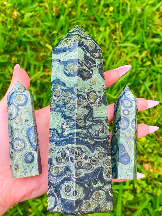 Kambaba Jasper Towers *CHOOSE YOUR CRYSTAL!*