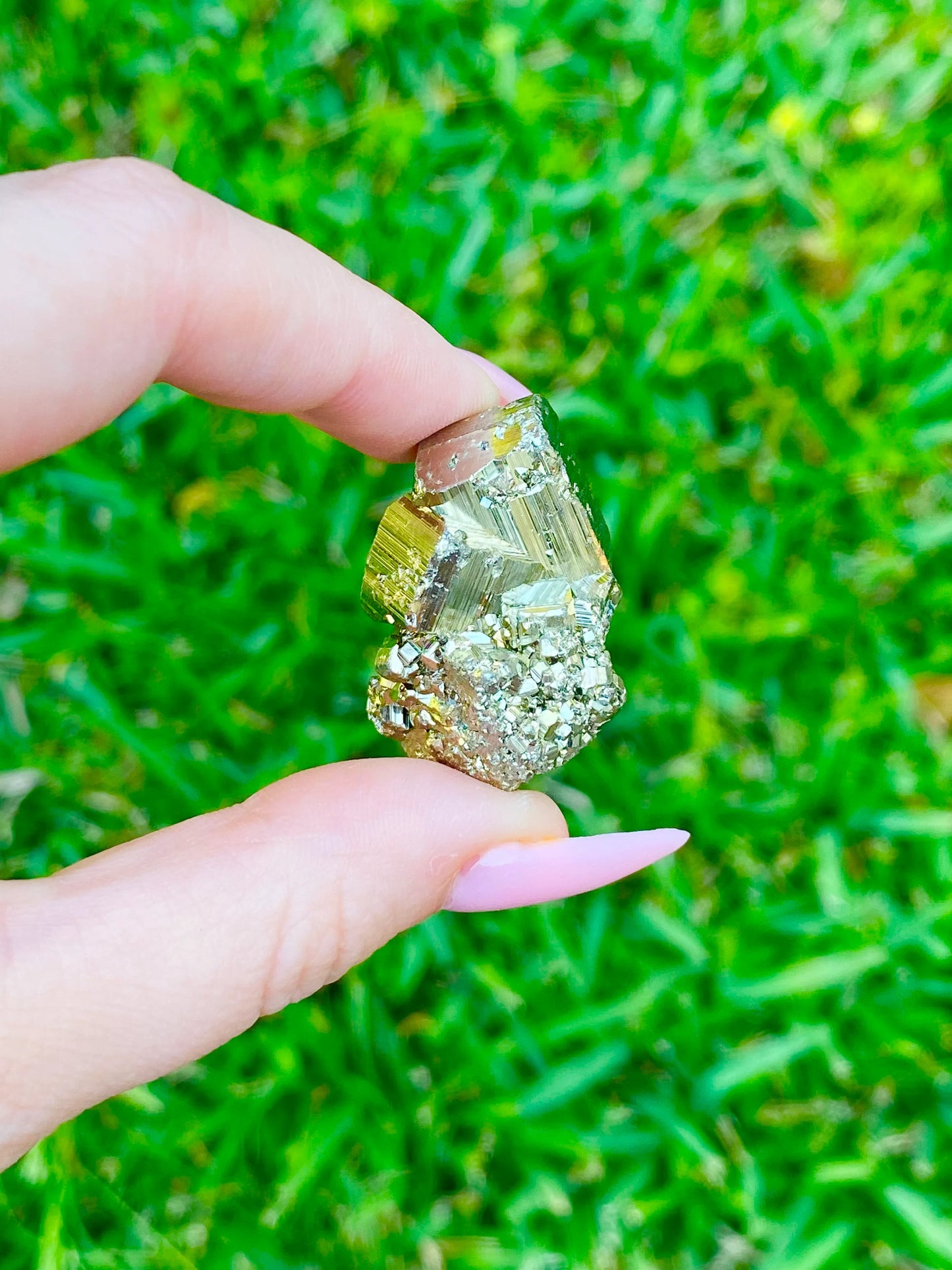 Pyrite Cluster Crystal