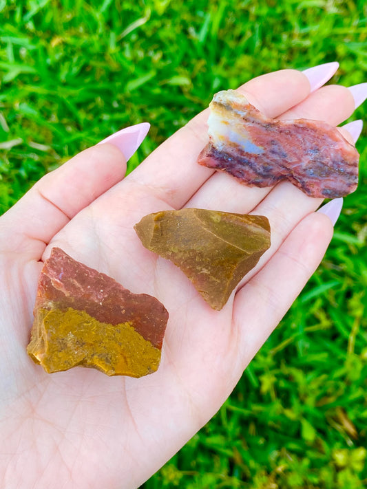 Red Jasper Raw Crystals 1-2"