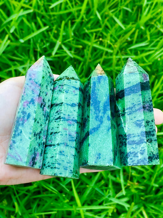 Ruby Zoisite Towers- Points *CHOOSE YOUR CRYSTAL*