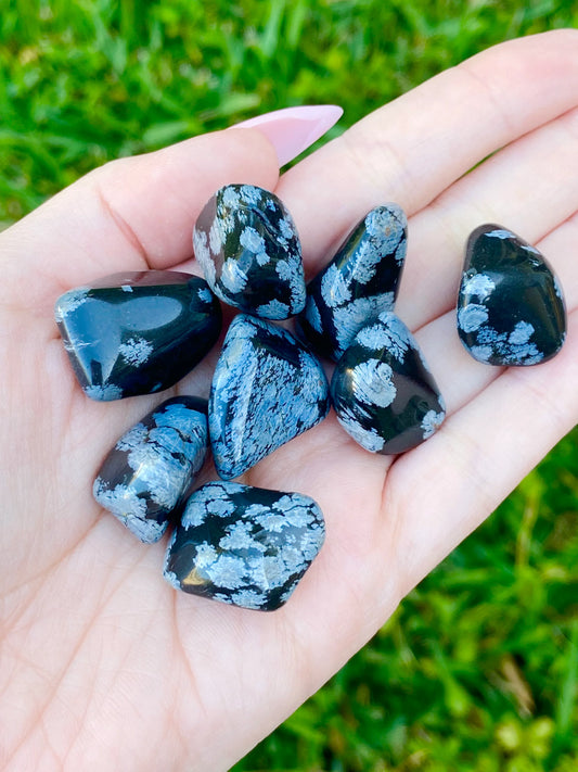 Snowflake Obsidian Tumble Crystal 0.75-1.25"