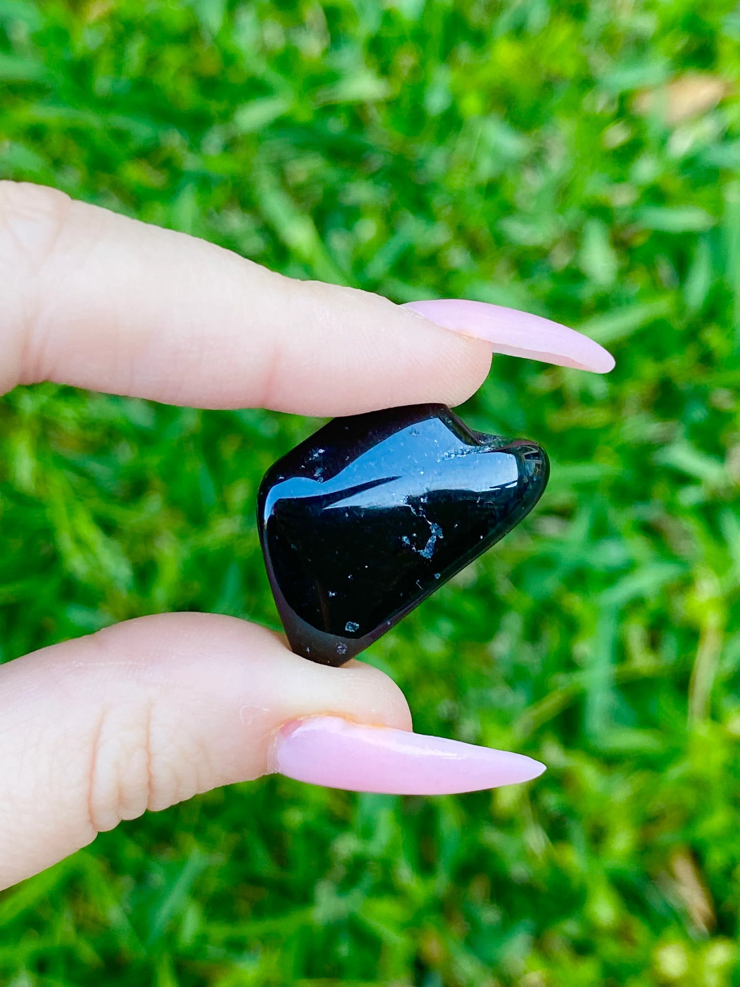 Black Obsidian Tumble Crystal 0.75-1.25"