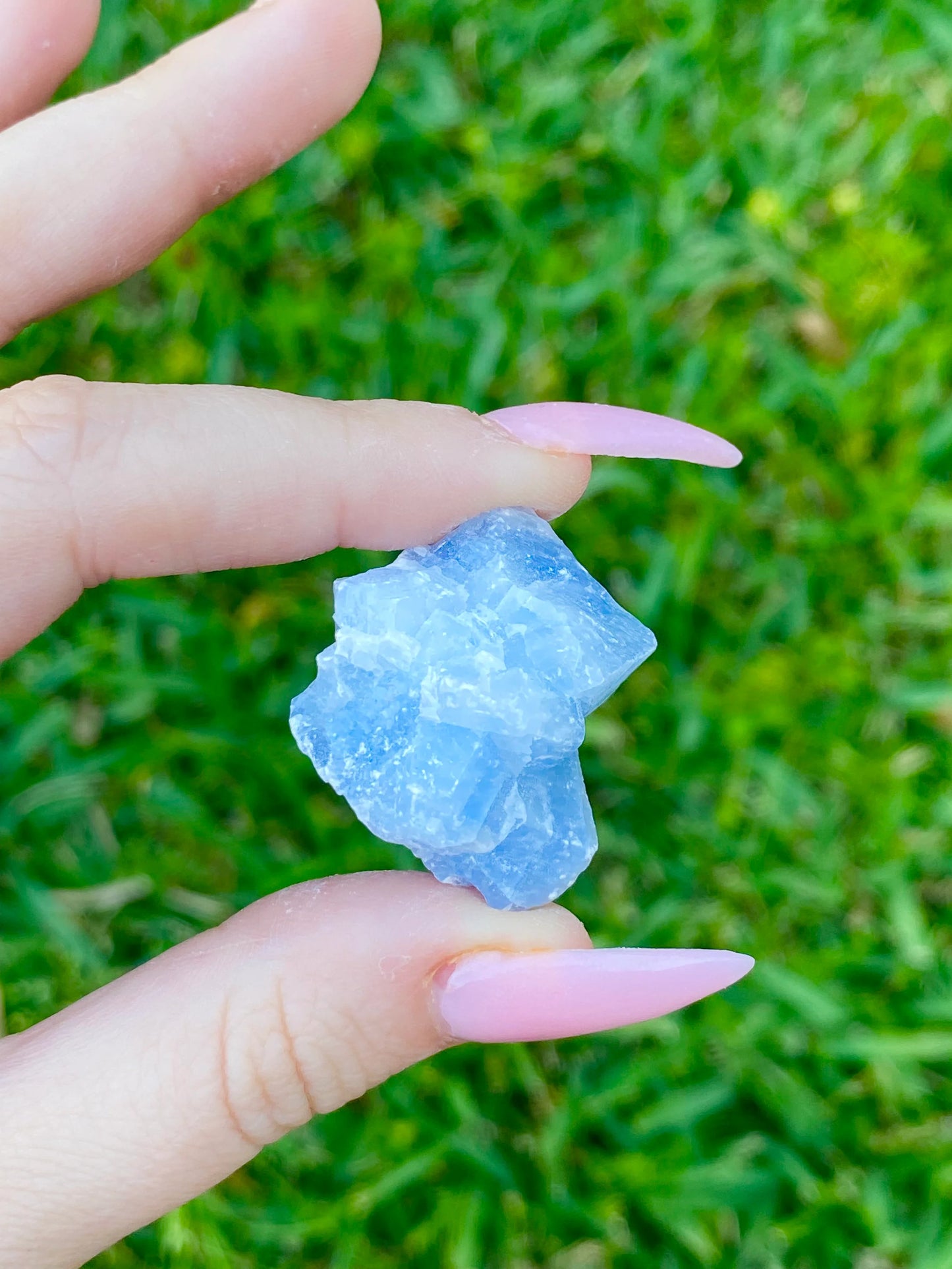 Blue Calcite Raw Crystal *DIFFERENT SIZES*
