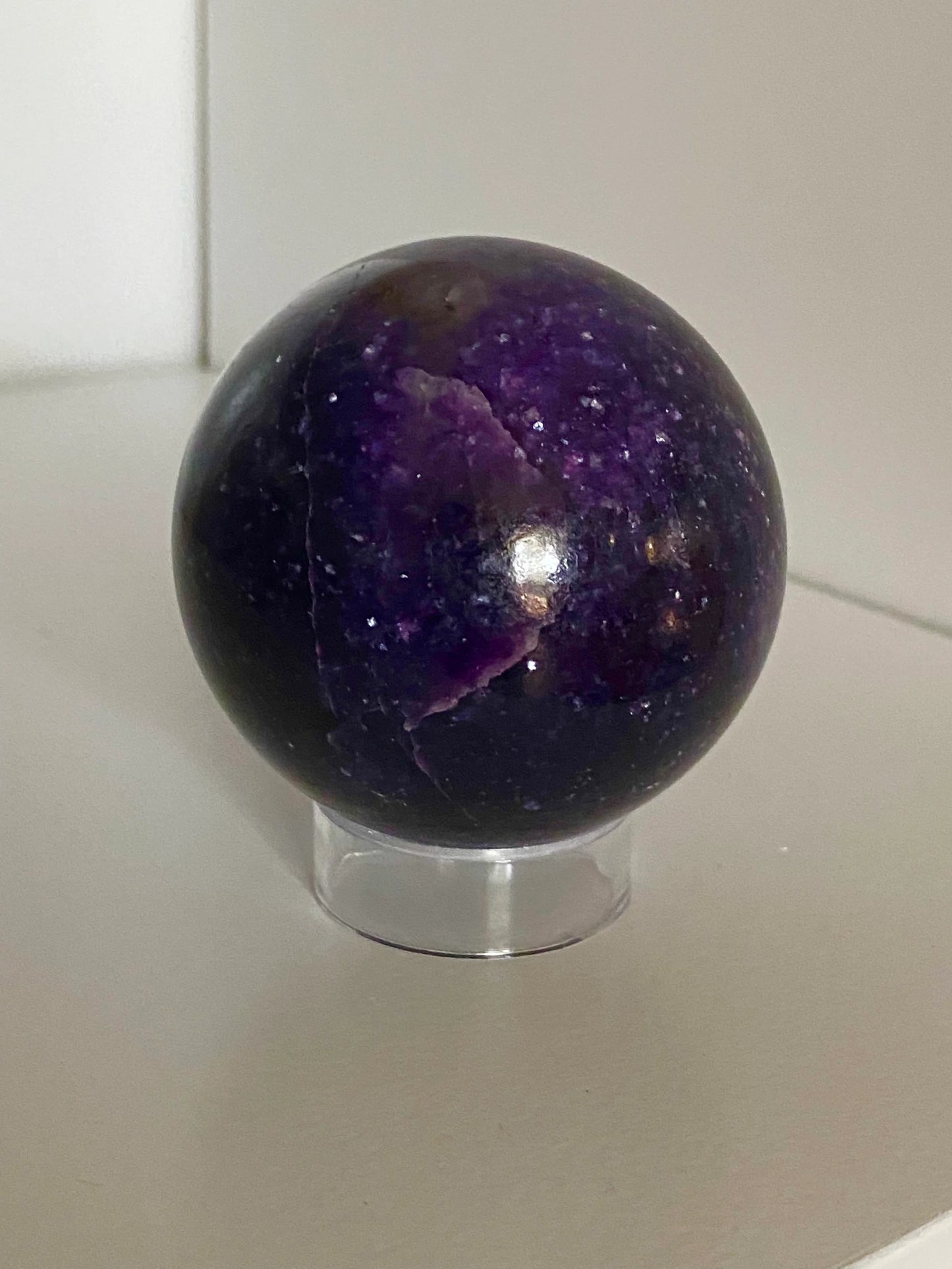 Lepidolite Spheres 45mm- 4.5" *CHOOSE YOUR CRYSTAL*