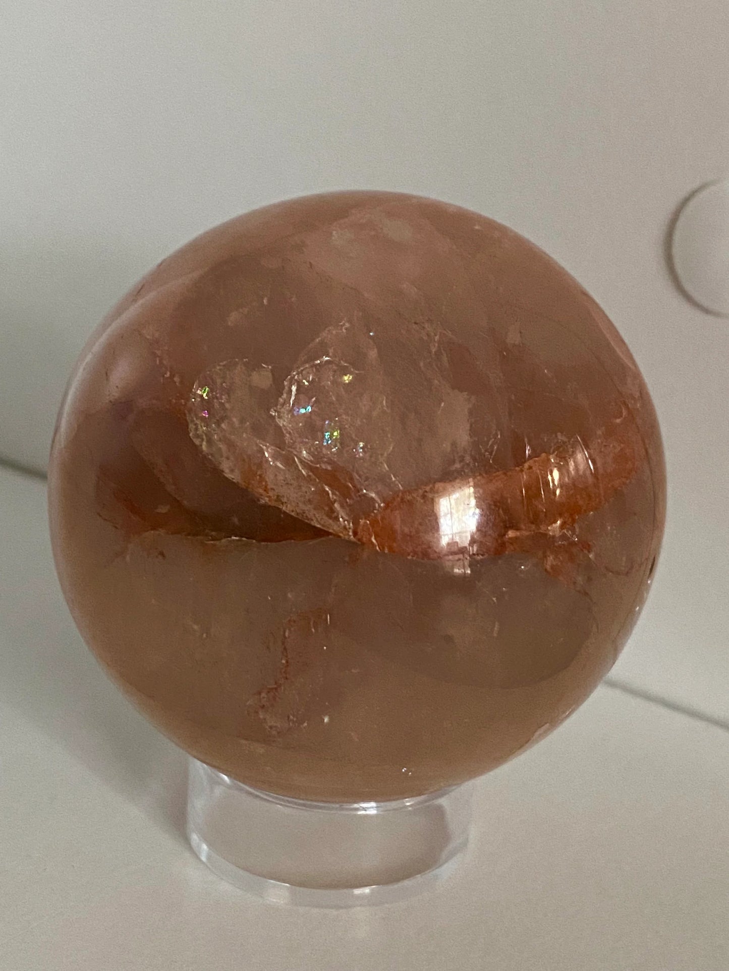 Fire Quartz Sphere (Hematoid Quartz) *CHOOSE YOUR CRYSTAL*