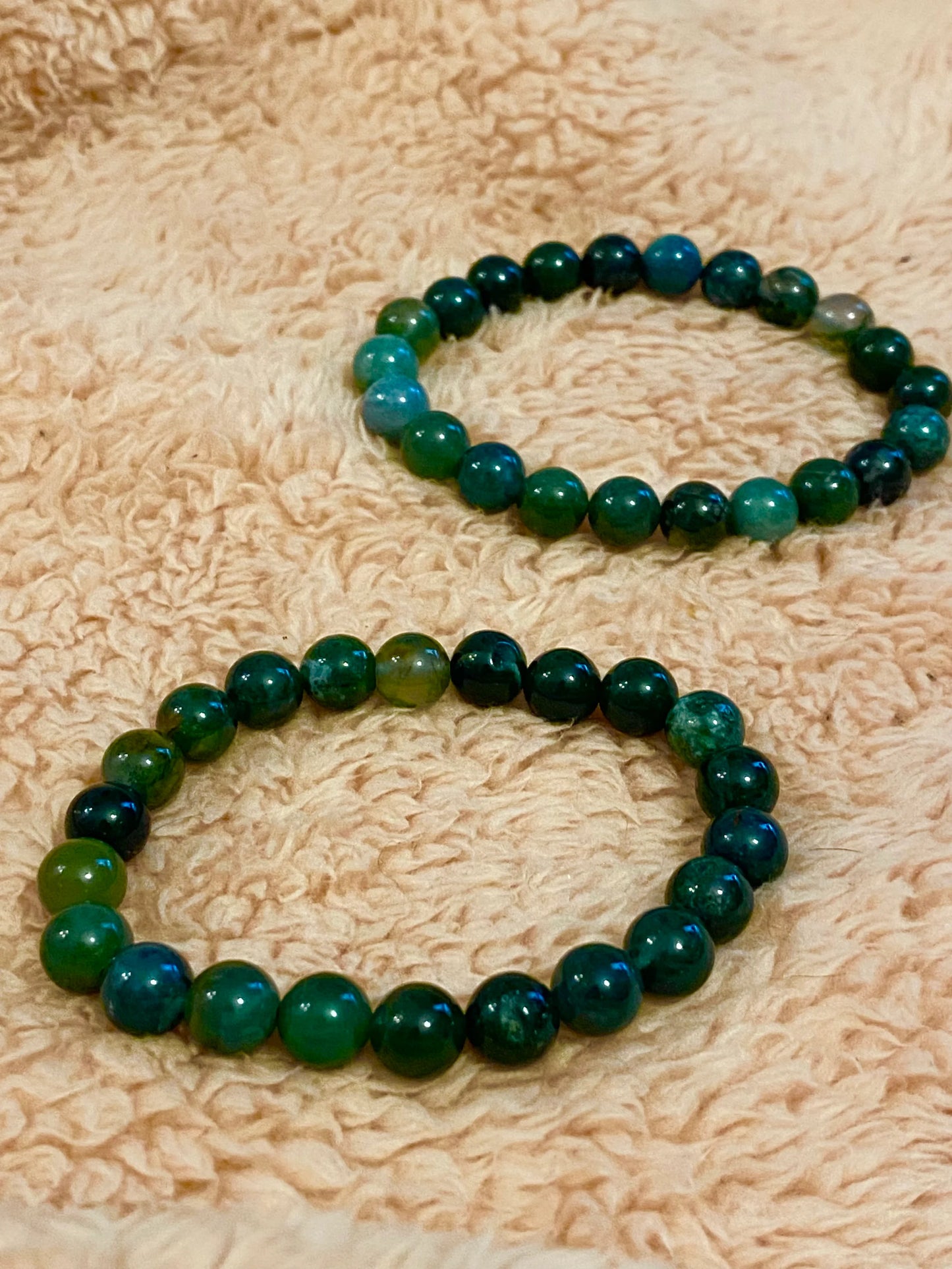 8mm Crystal Beaded Bracelets *ALL TYPES*