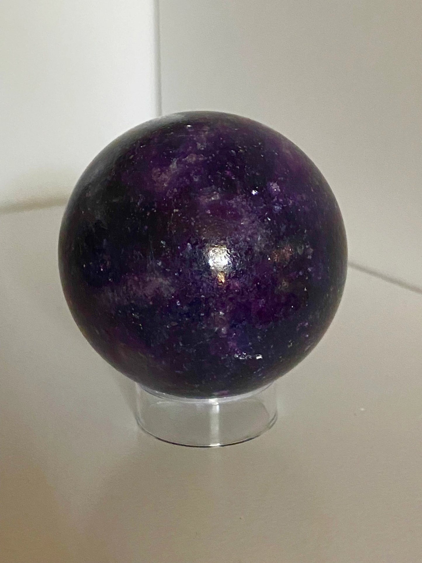 Lepidolite Spheres 45mm- 4.5" *CHOOSE YOUR CRYSTAL*