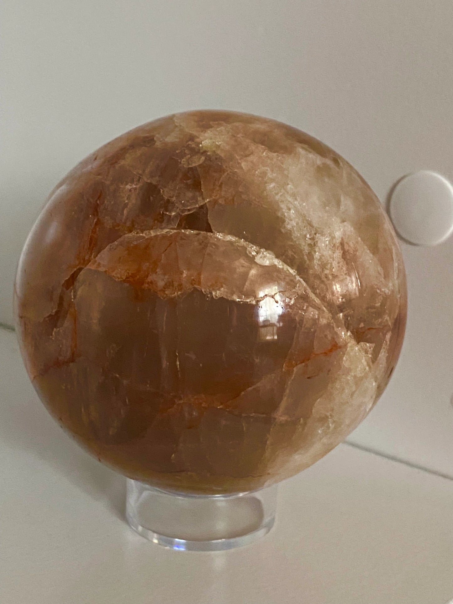 Fire Quartz Sphere (Hematoid Quartz) *CHOOSE YOUR CRYSTAL*