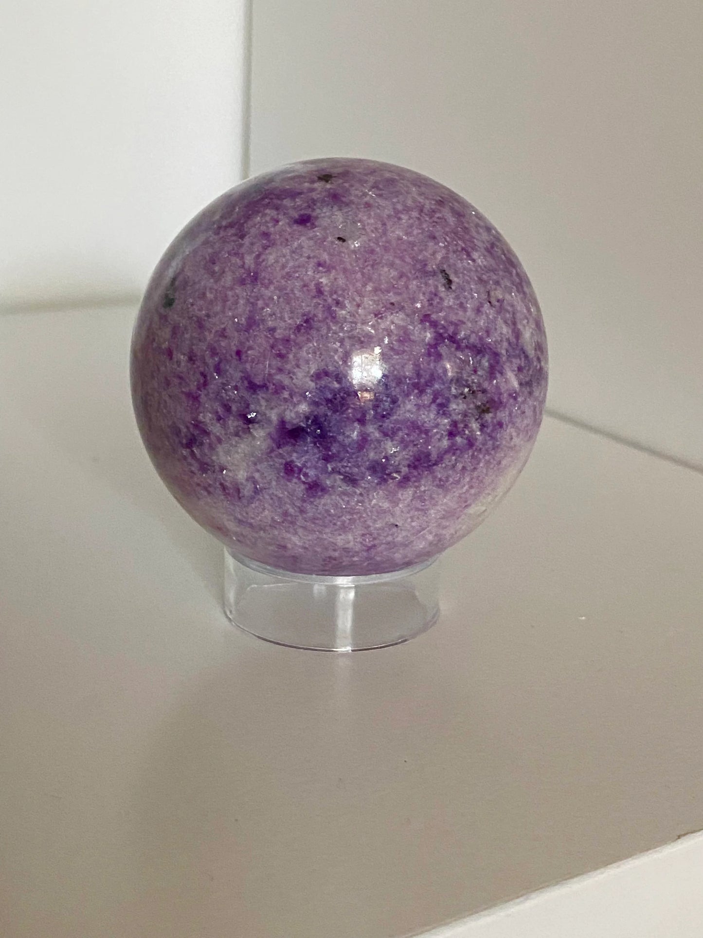 Lepidolite Spheres 45mm- 4.5" *CHOOSE YOUR CRYSTAL*