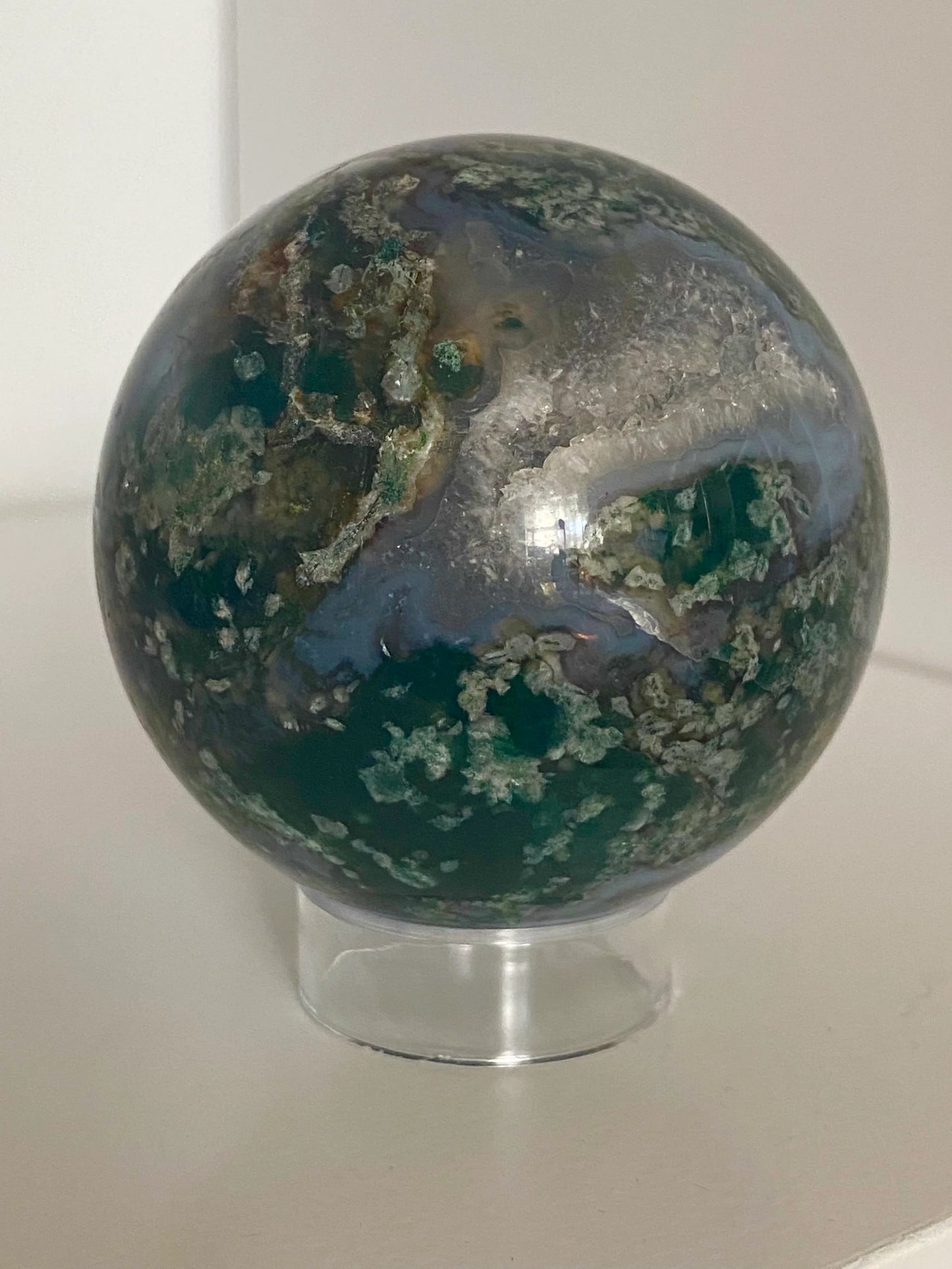 Moss Agate Spheres 50-60mm *CHOOSE YOUR CRYSTAL*