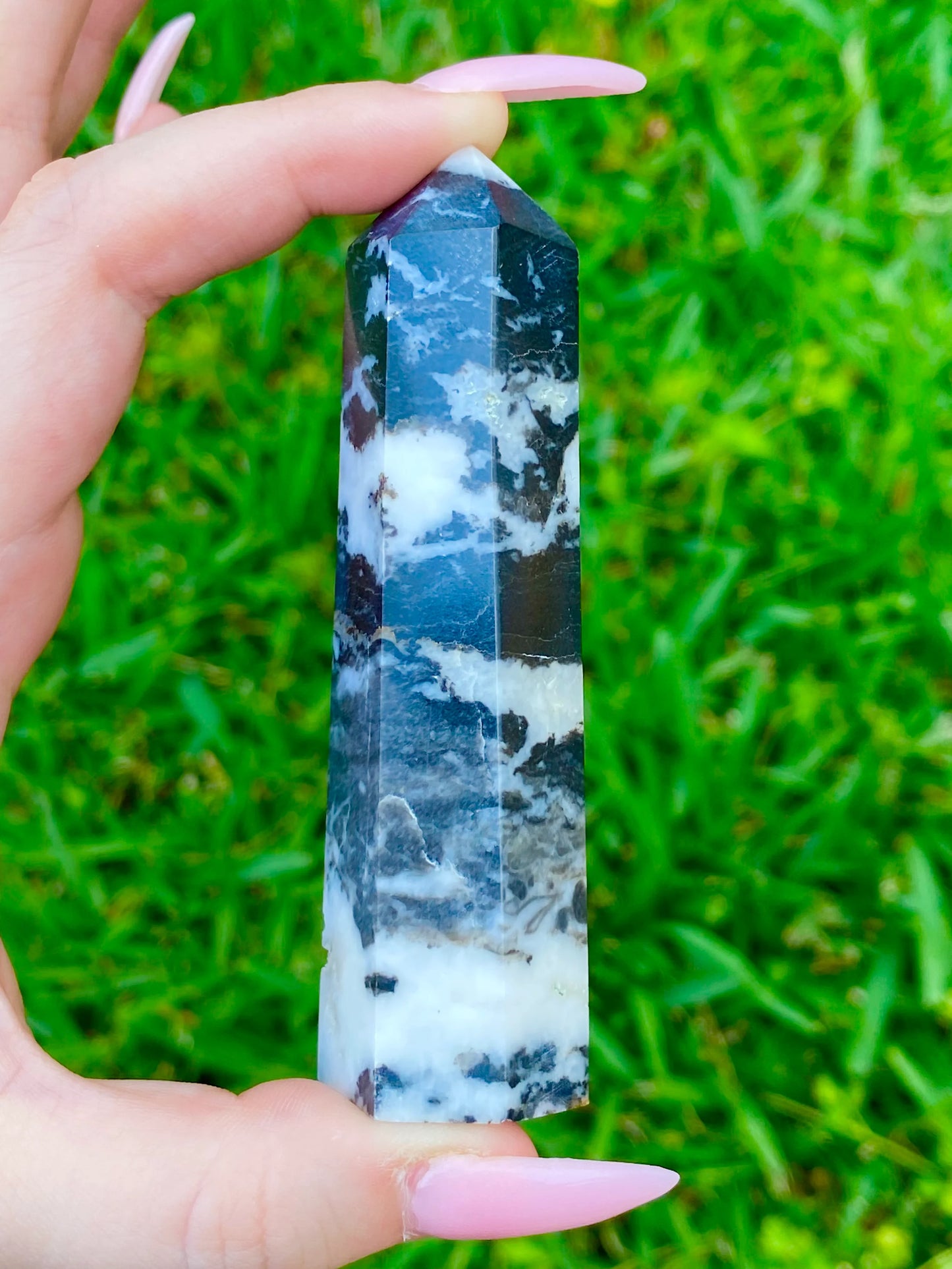 Zebra Jasper Towers *CHOOSE YOUR CRYSTAL*