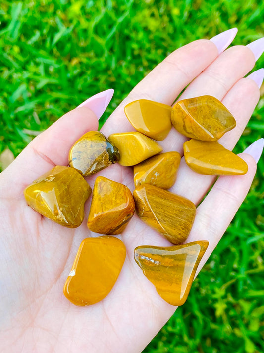 Yellow Jasper Tumble Crystal 0.75-1"