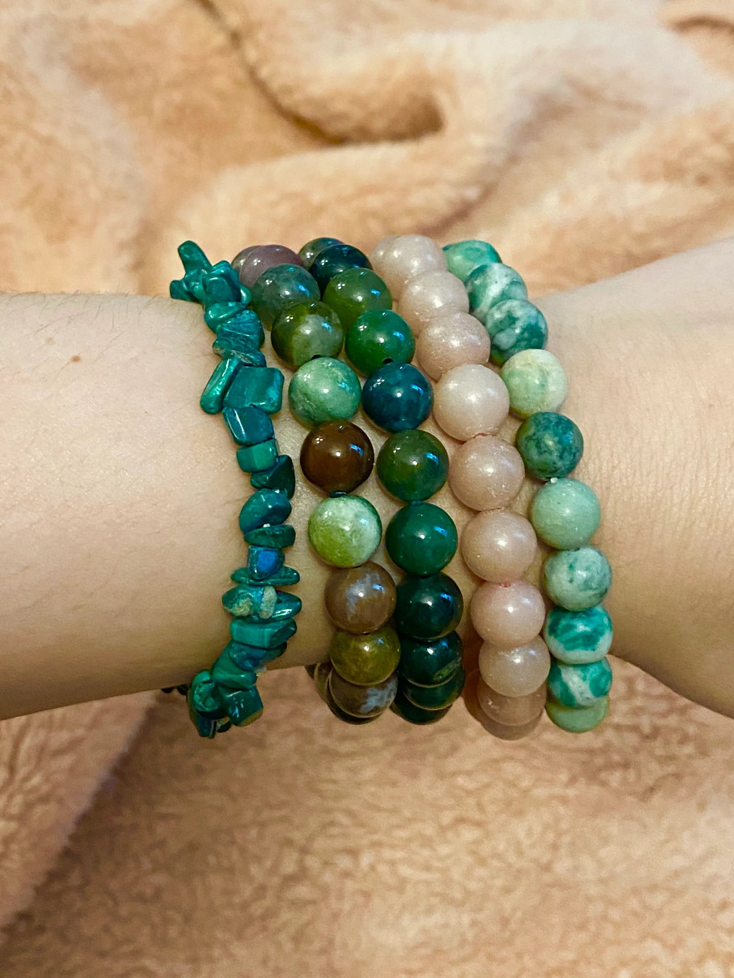8mm Crystal Beaded Bracelets *ALL TYPES*