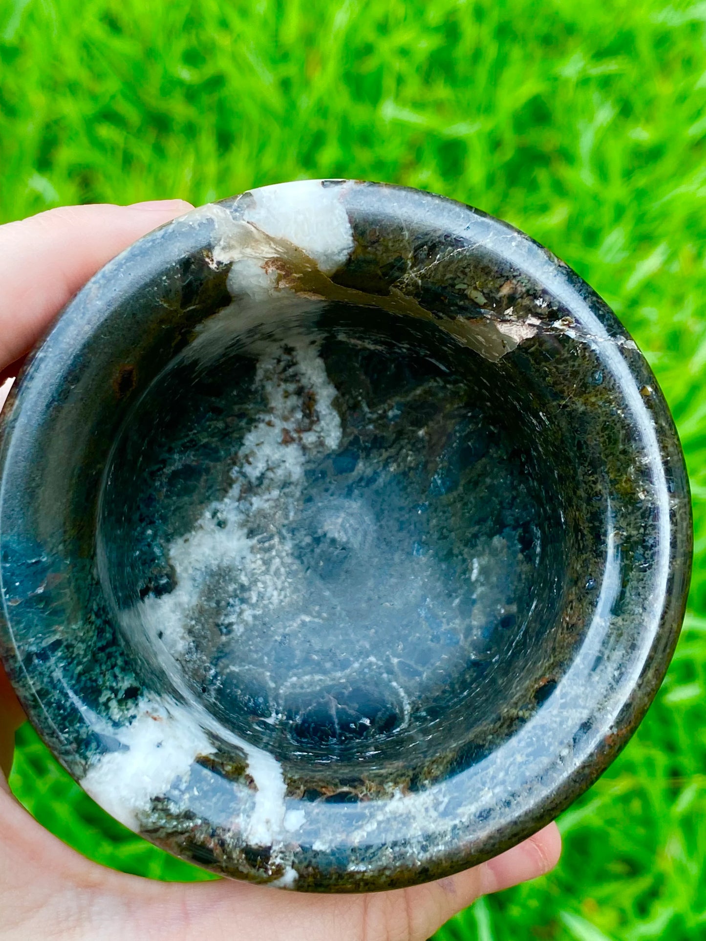 3" Black Zebra Mortar and Pestle