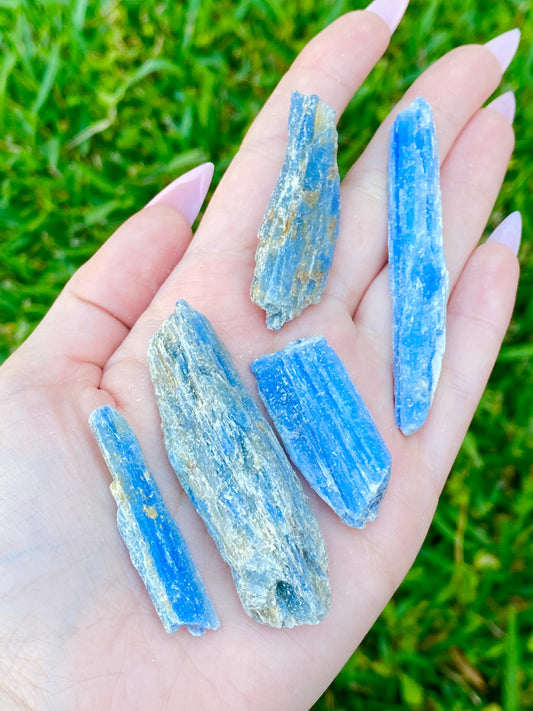 Blue Kyanite Blades Raw 2-7mm