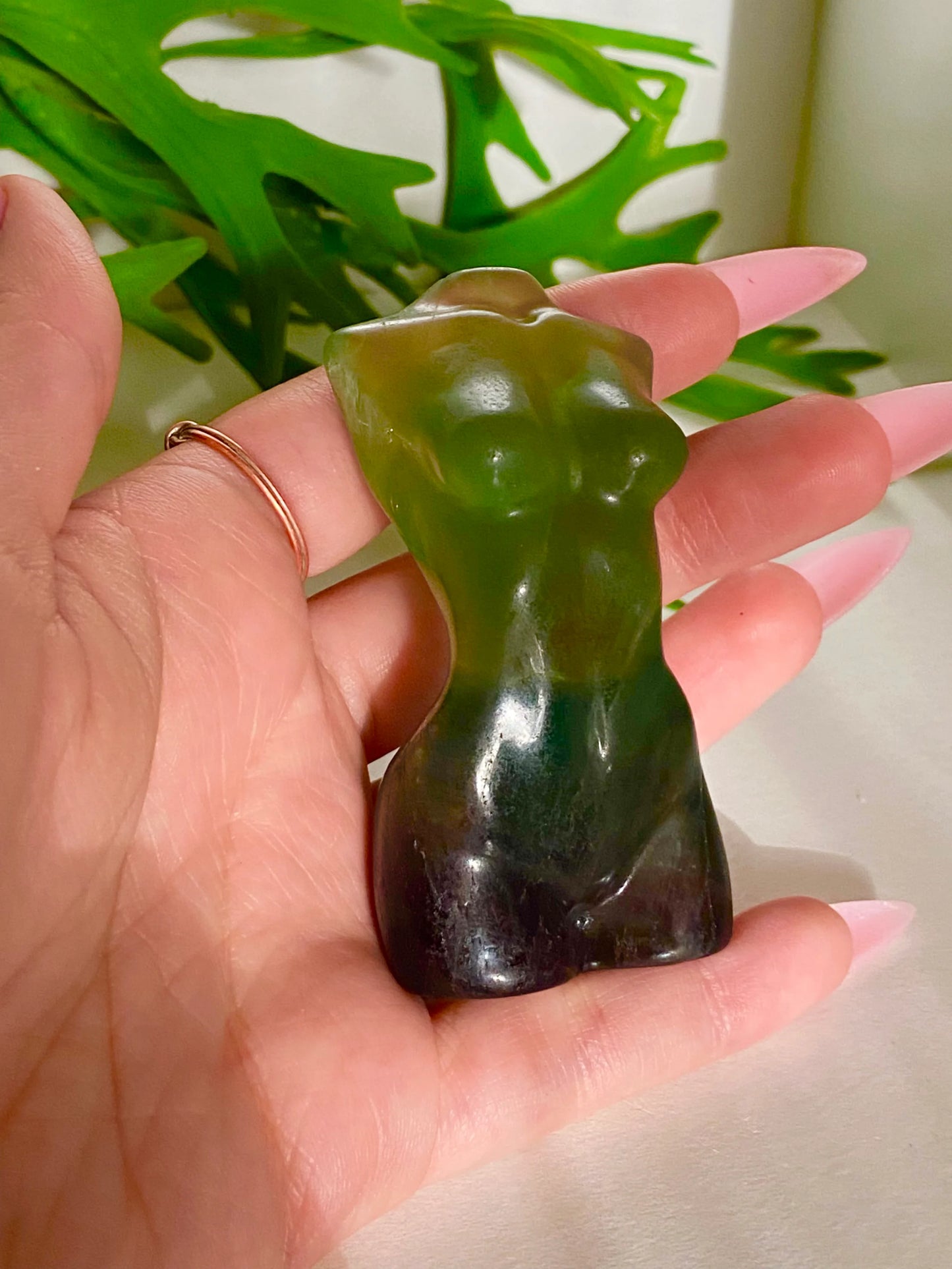 2.6" Fluorite Goddess Body Crystal