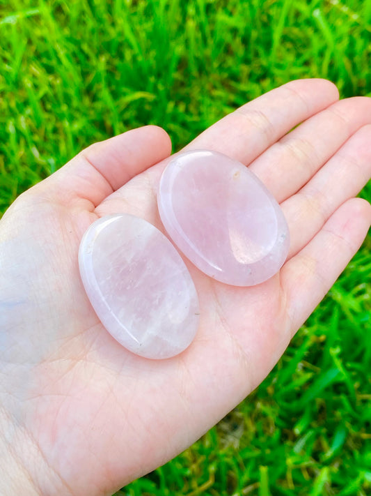 Rose Quartz Worry Stone