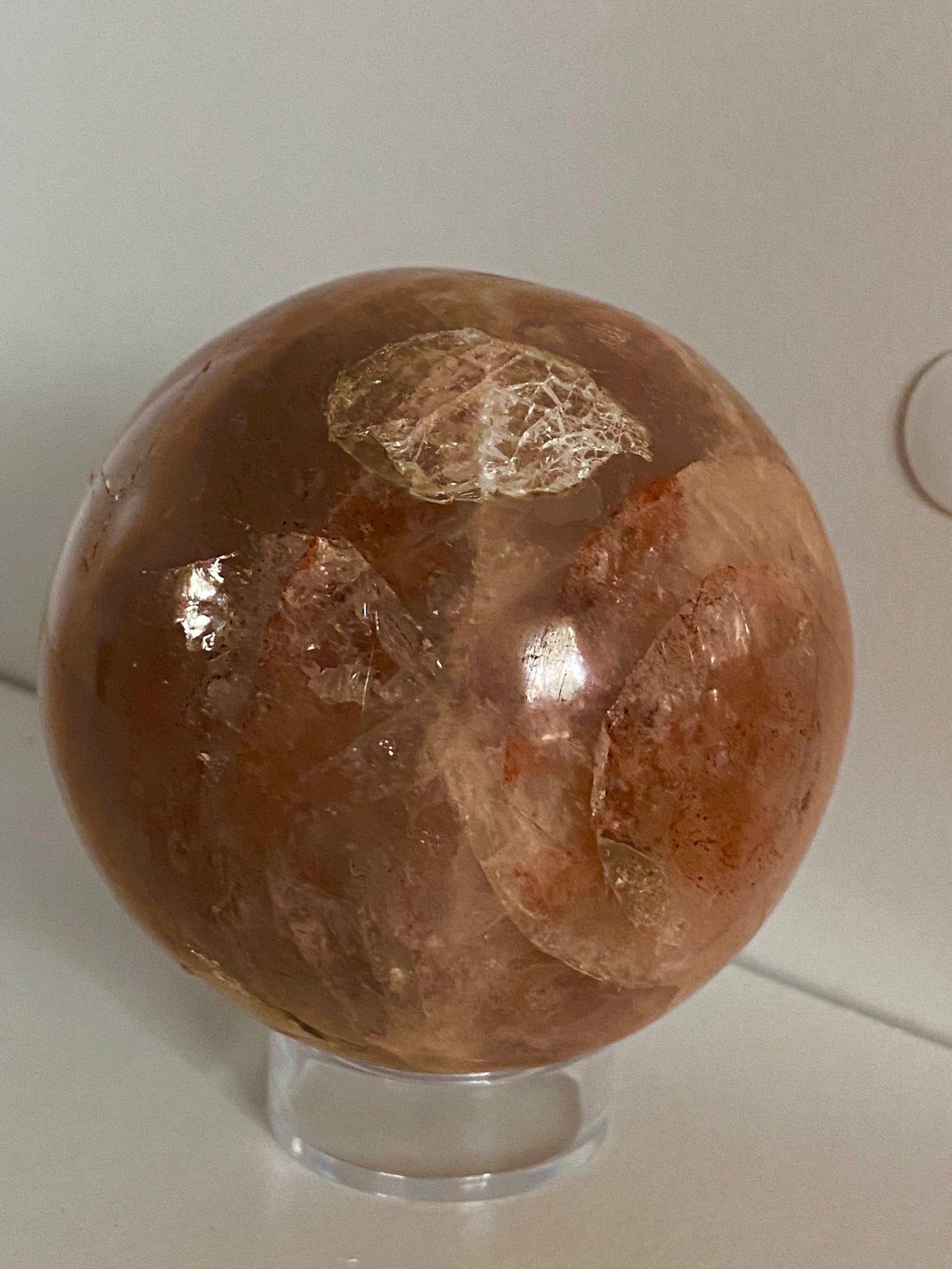 Fire Quartz Sphere (Hematoid Quartz) *CHOOSE YOUR CRYSTAL*
