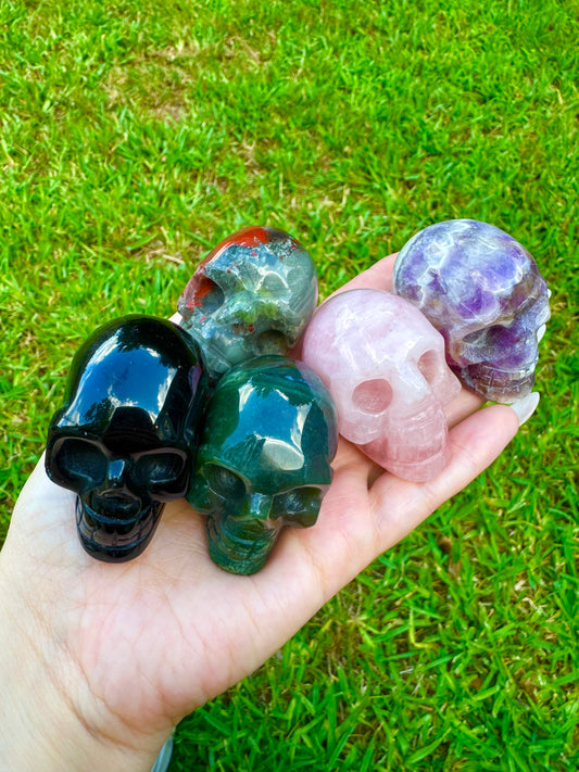 2" Crystal Skull