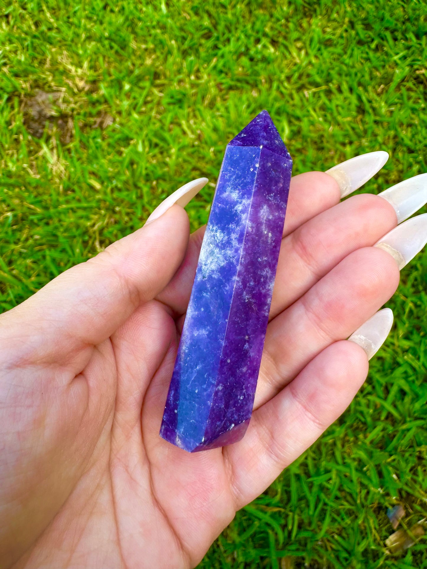 Lepidolite Tower *CHOOSE YOUR CRYSTAL*