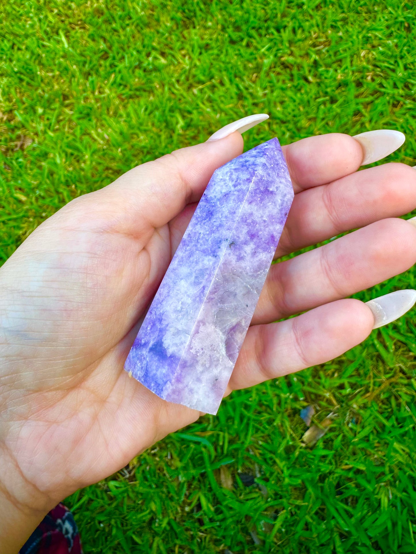 Lepidolite Tower *CHOOSE YOUR CRYSTAL*