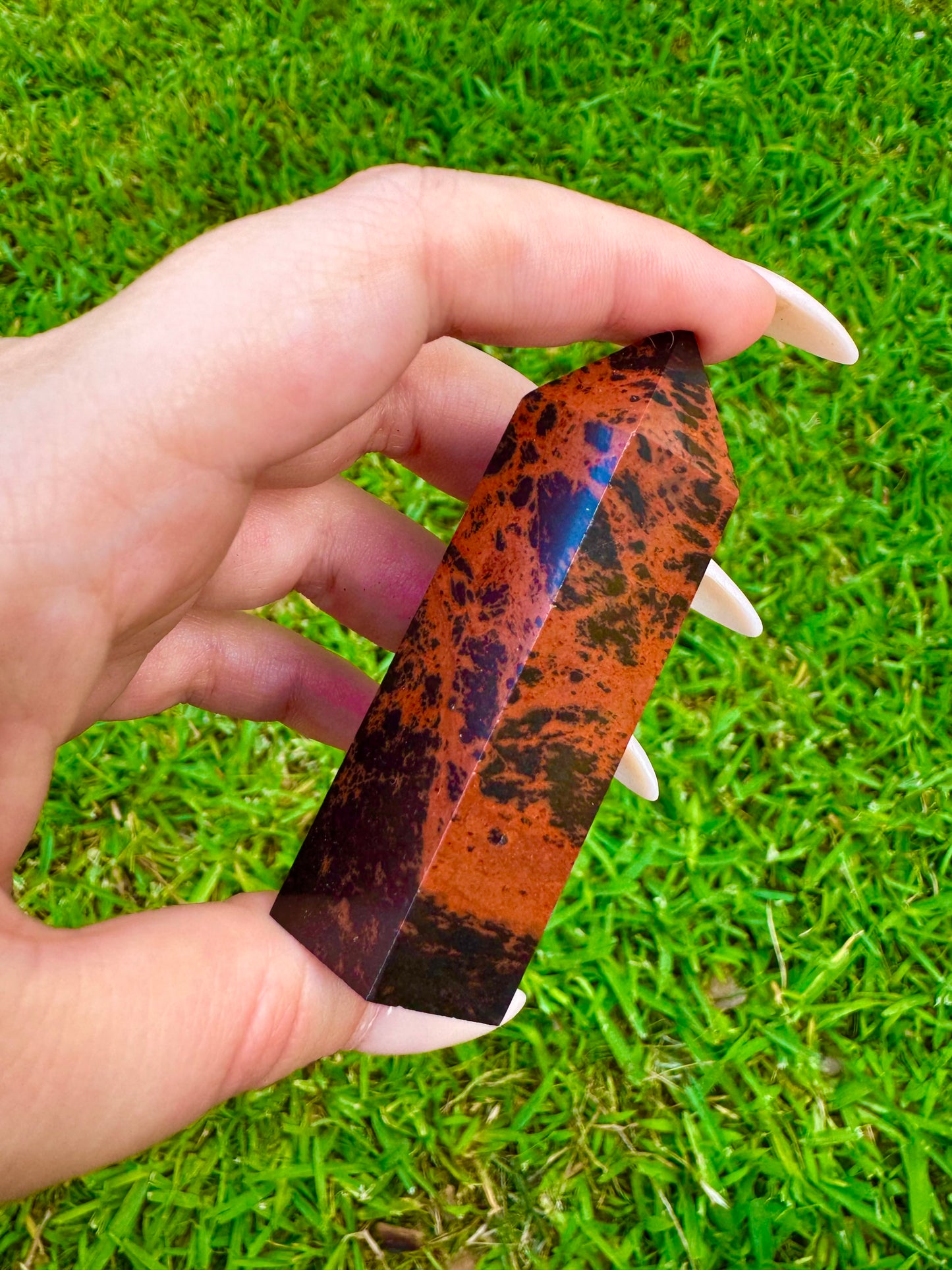 Mahogany Obsidian Towers *CHOOSE YOUR CRYSTAL*