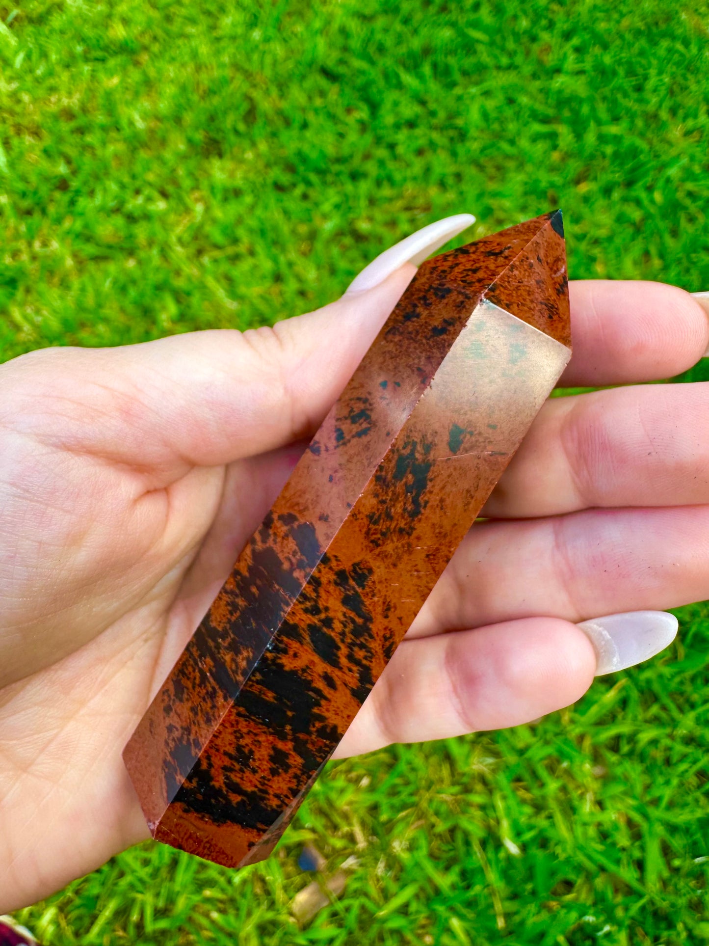 Mahogany Obsidian Towers *CHOOSE YOUR CRYSTAL*