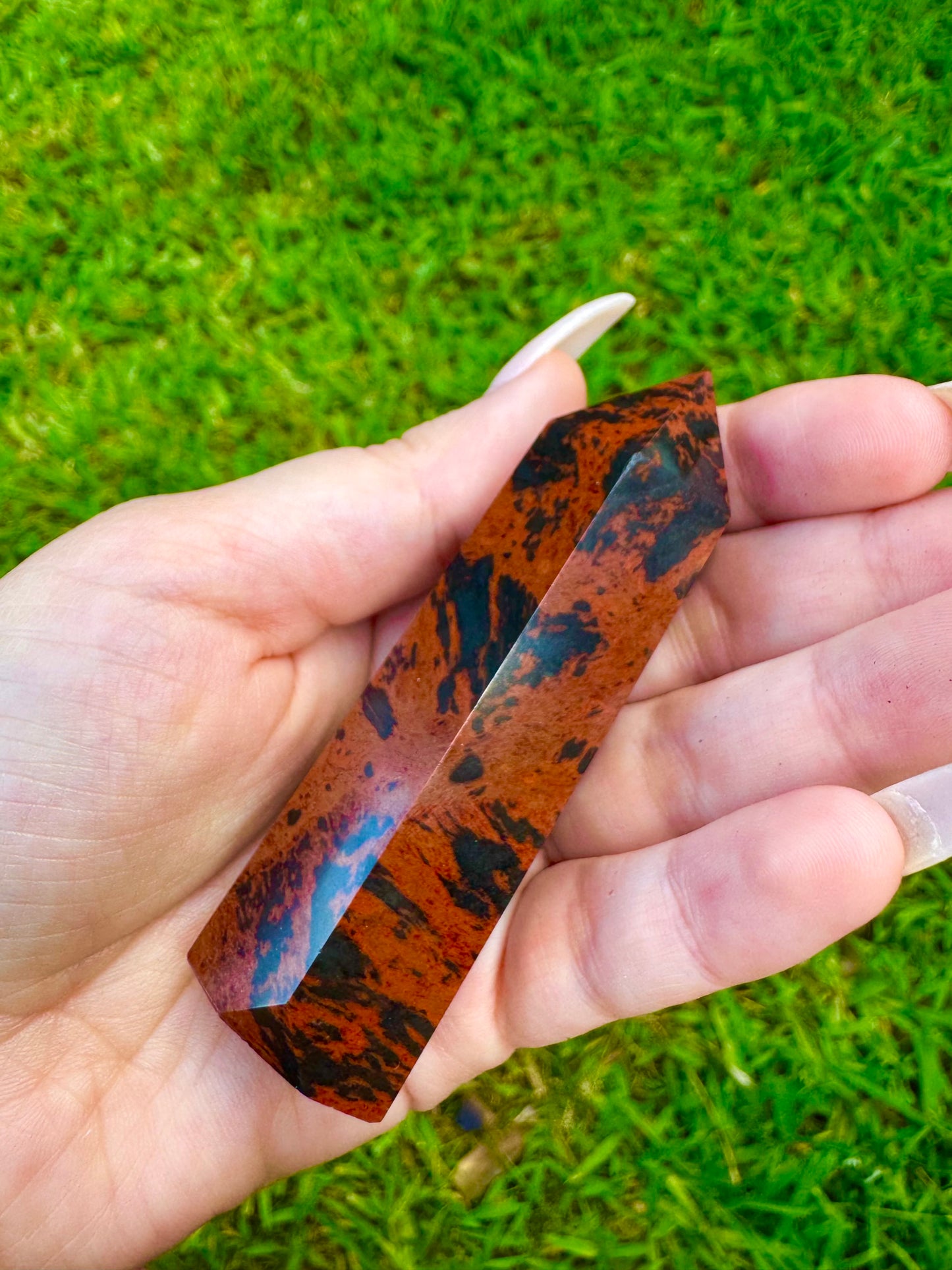 Mahogany Obsidian Towers *CHOOSE YOUR CRYSTAL*