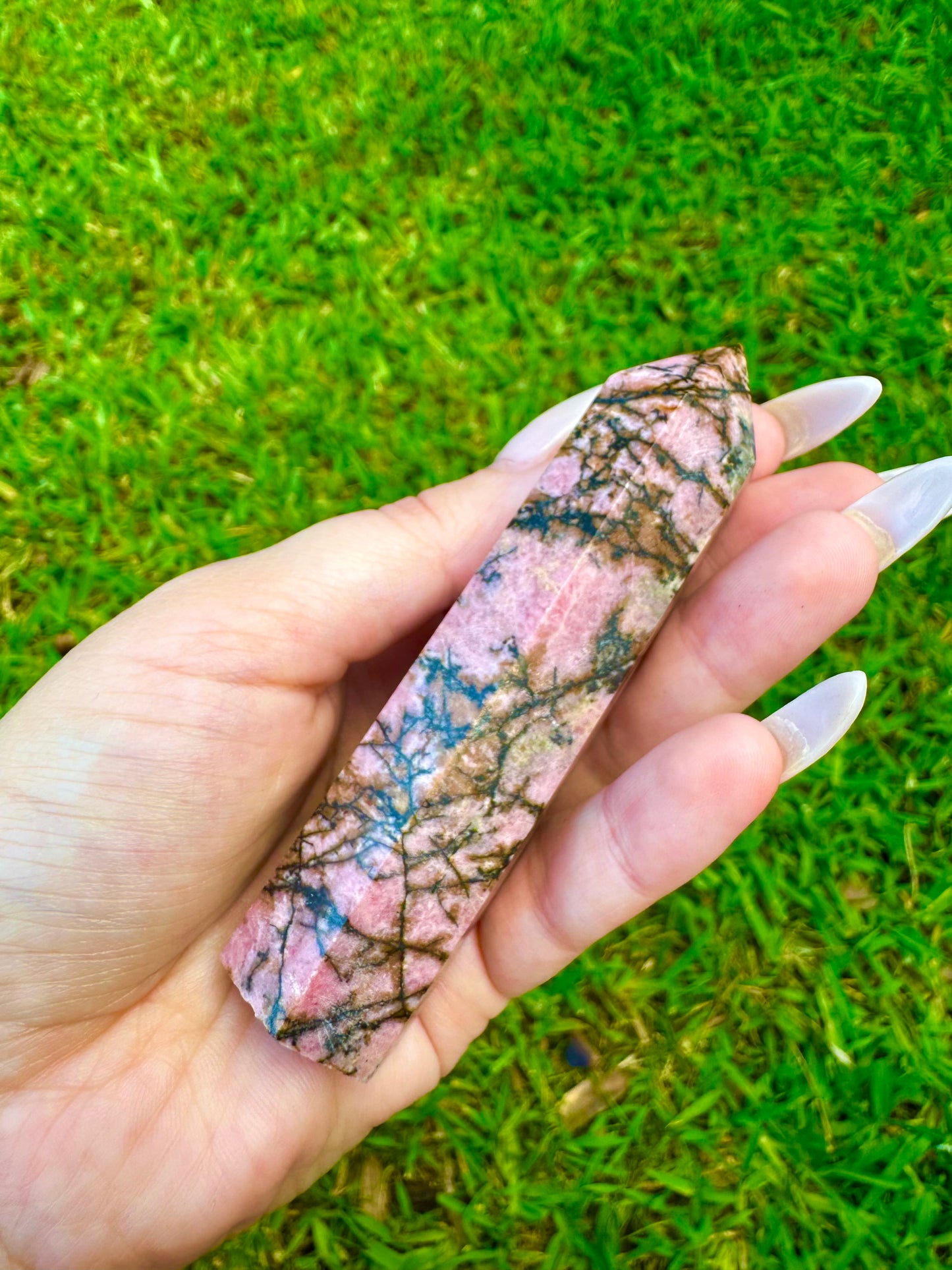 Rhodonite Towers *CHOOSE YOUR CRYSTAL*