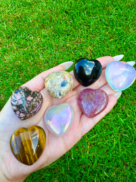 Crystal Hearts 30-35mm