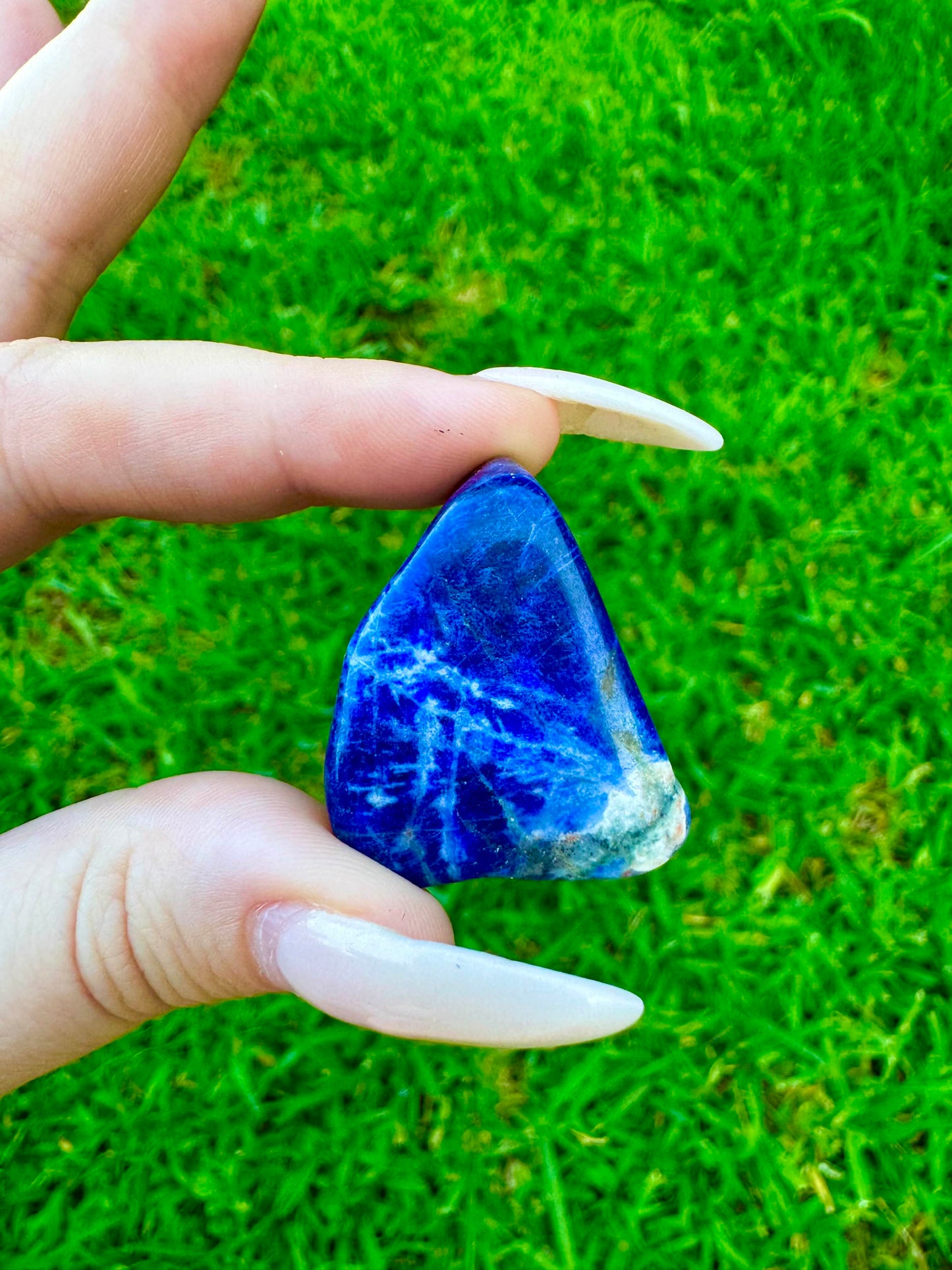 Sodalite Tumble Crystal 0.75-1"