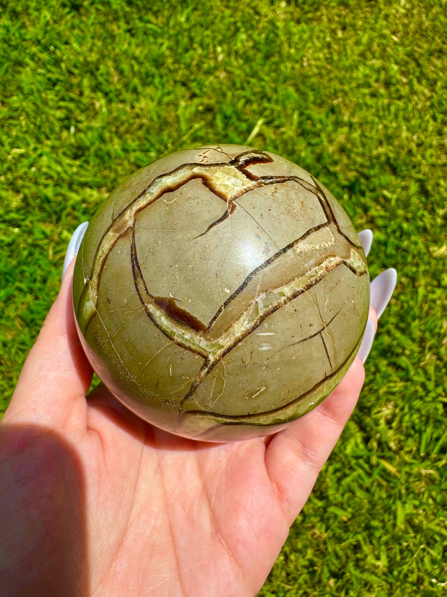 Septarian Sphere *CHOOSE YOUR CRYSTAL SIZE*