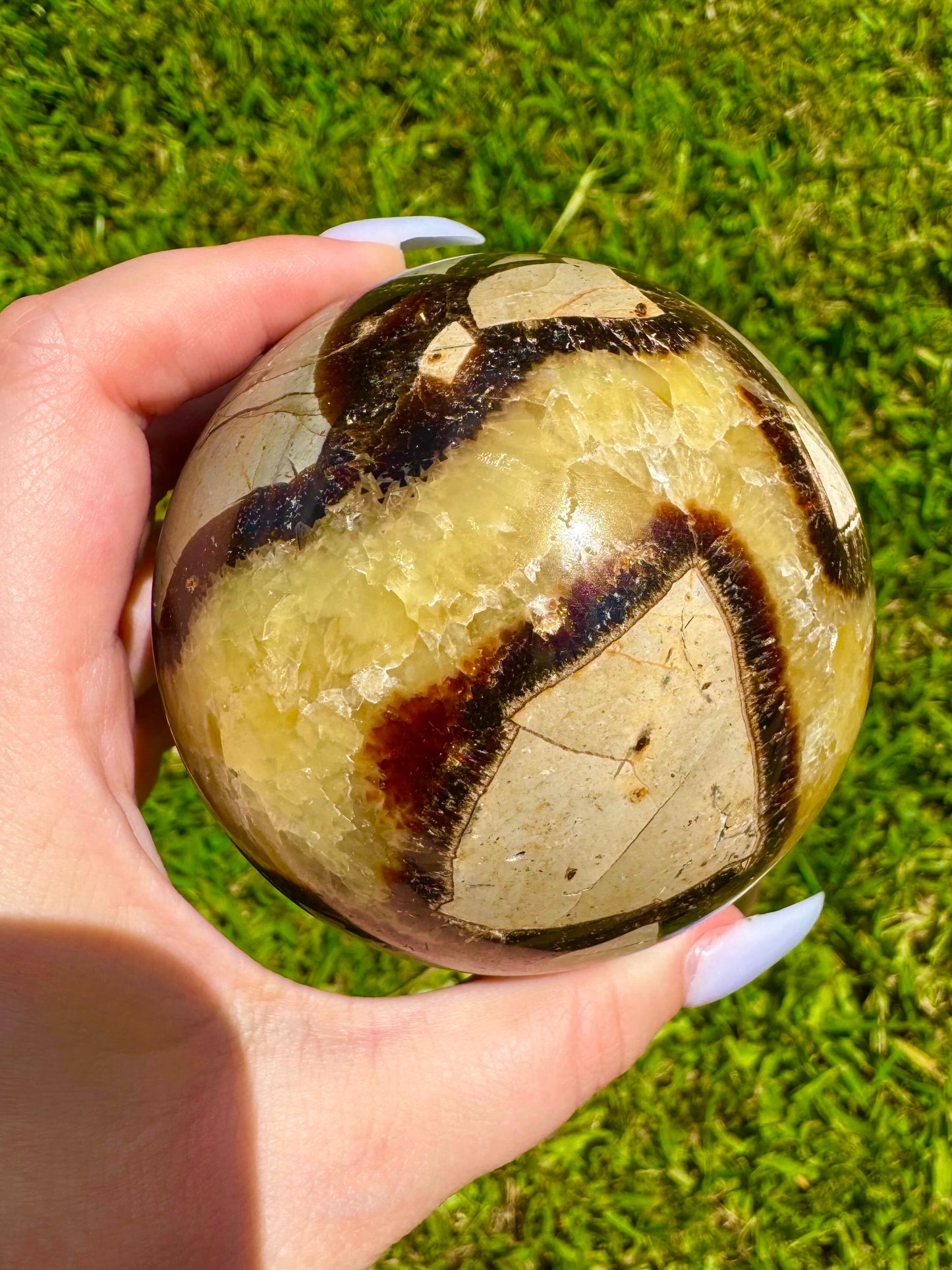 Septarian Sphere *CHOOSE YOUR CRYSTAL SIZE*