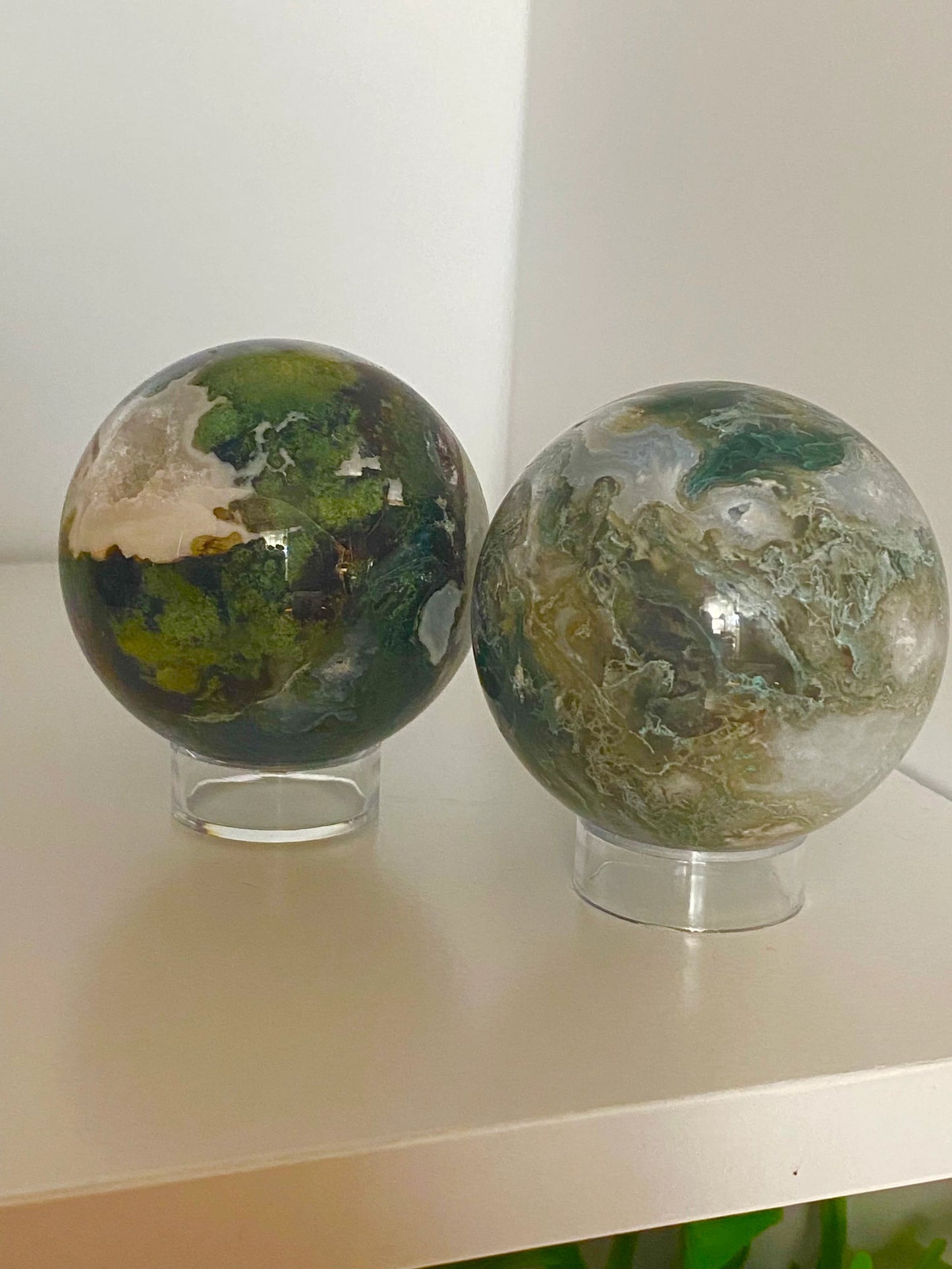 Moss Agate Spheres 50-60mm *CHOOSE YOUR CRYSTAL*
