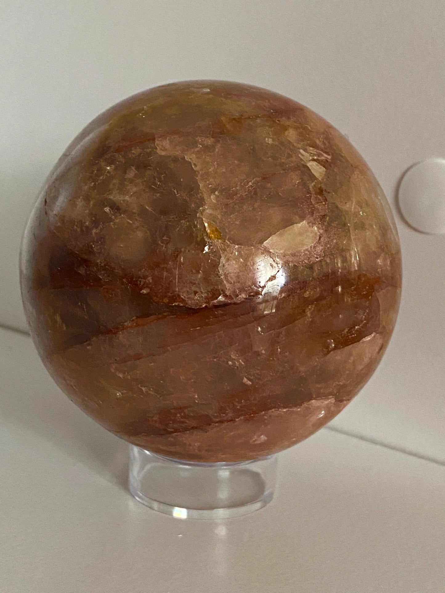 Fire Quartz Sphere (Hematoid Quartz) *CHOOSE YOUR CRYSTAL*
