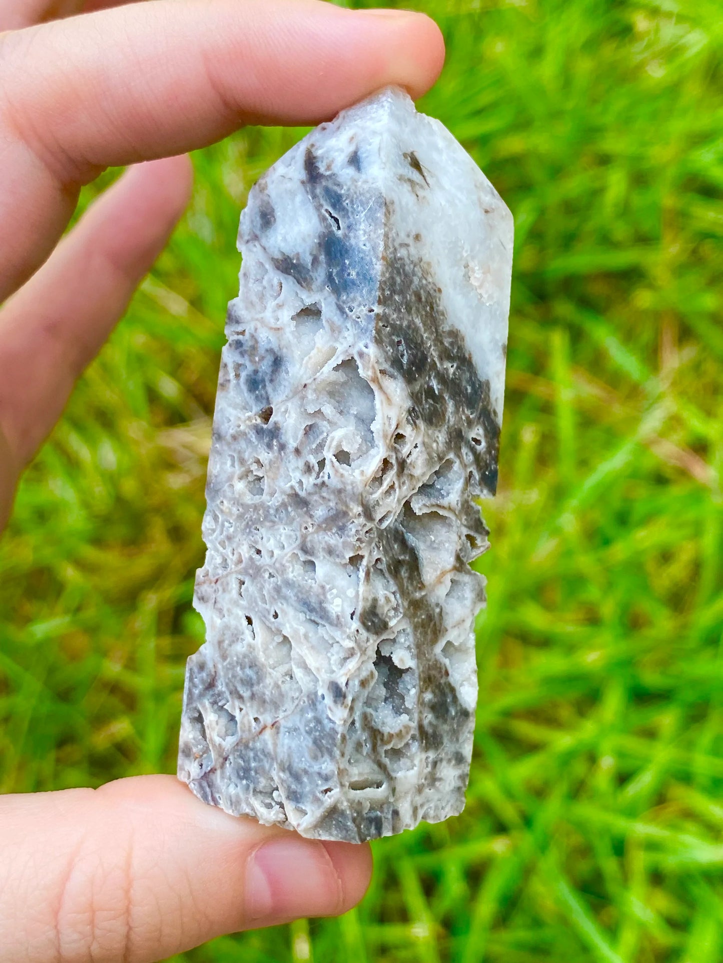 Druzy Chalcedony Tower *CHOOSE YOUR CRYSTAL*