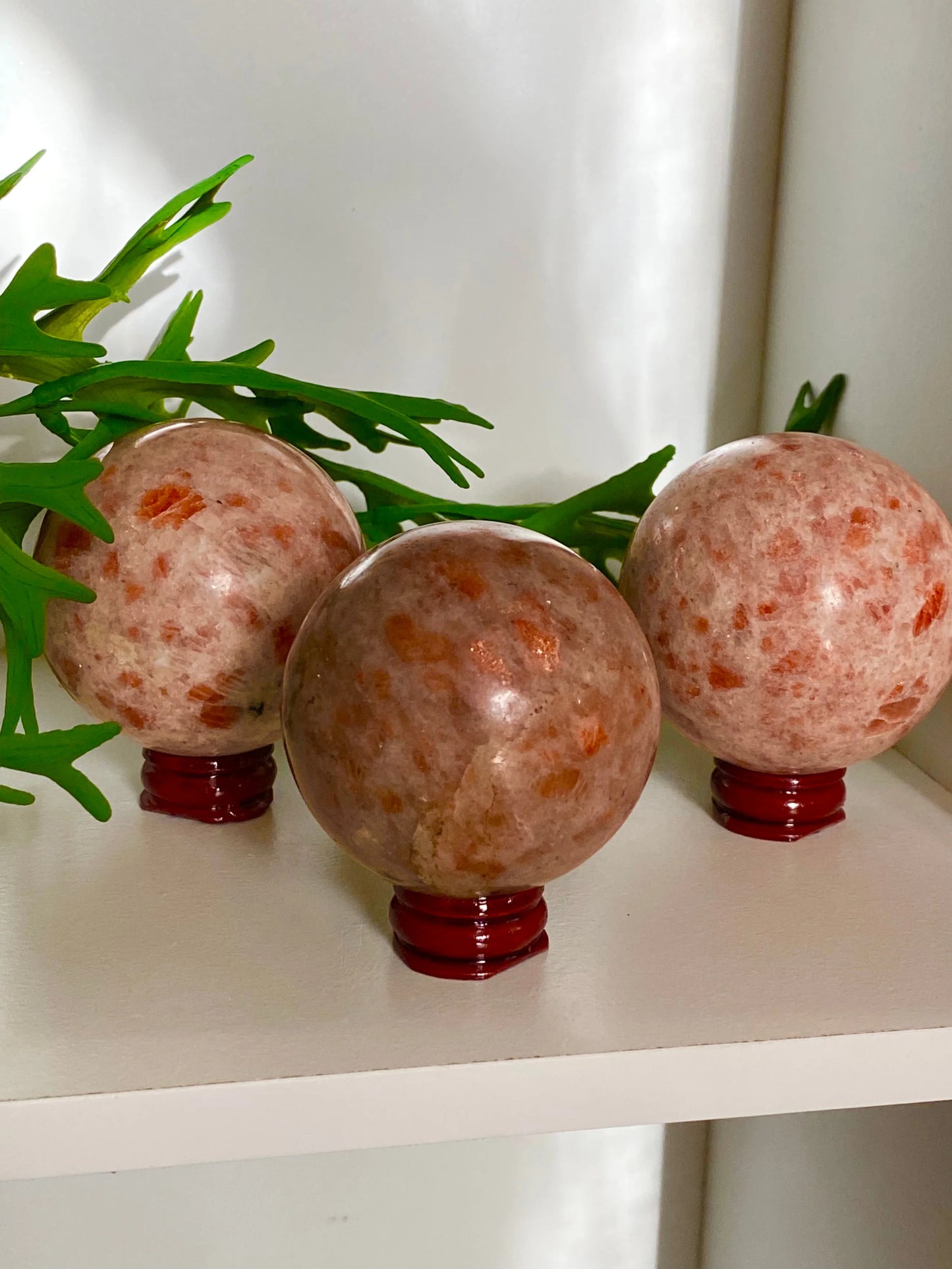 Sunstone Spheres 50-60mm *CHOOSE YOUR CRYSTAL*