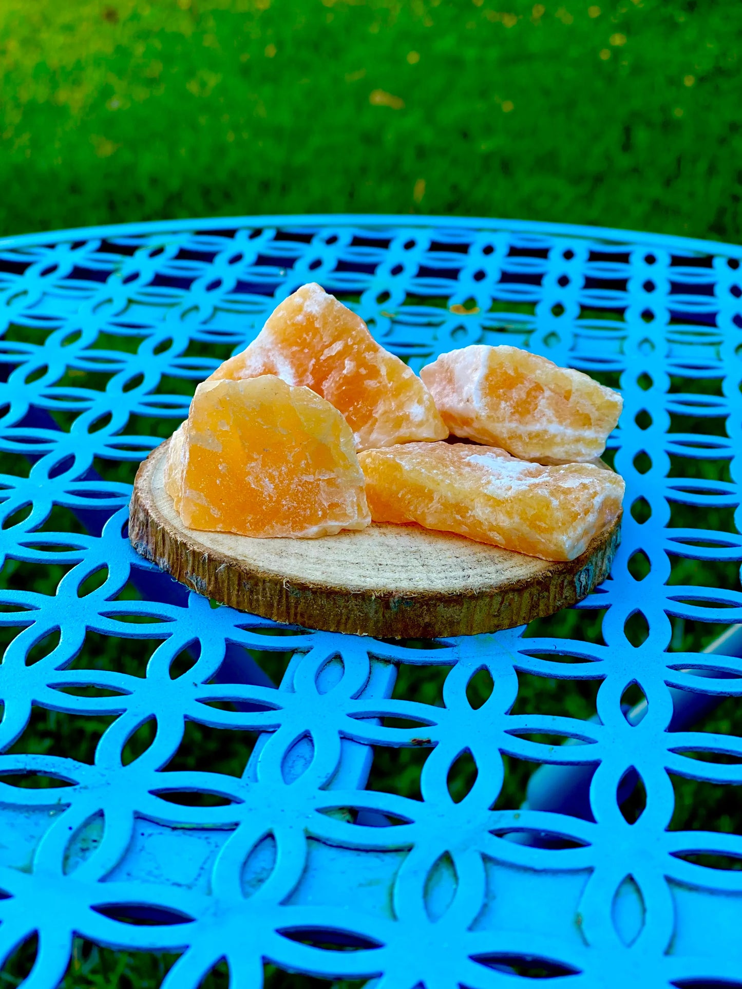 Orange Calcite Rough Crystal 1.3-2"