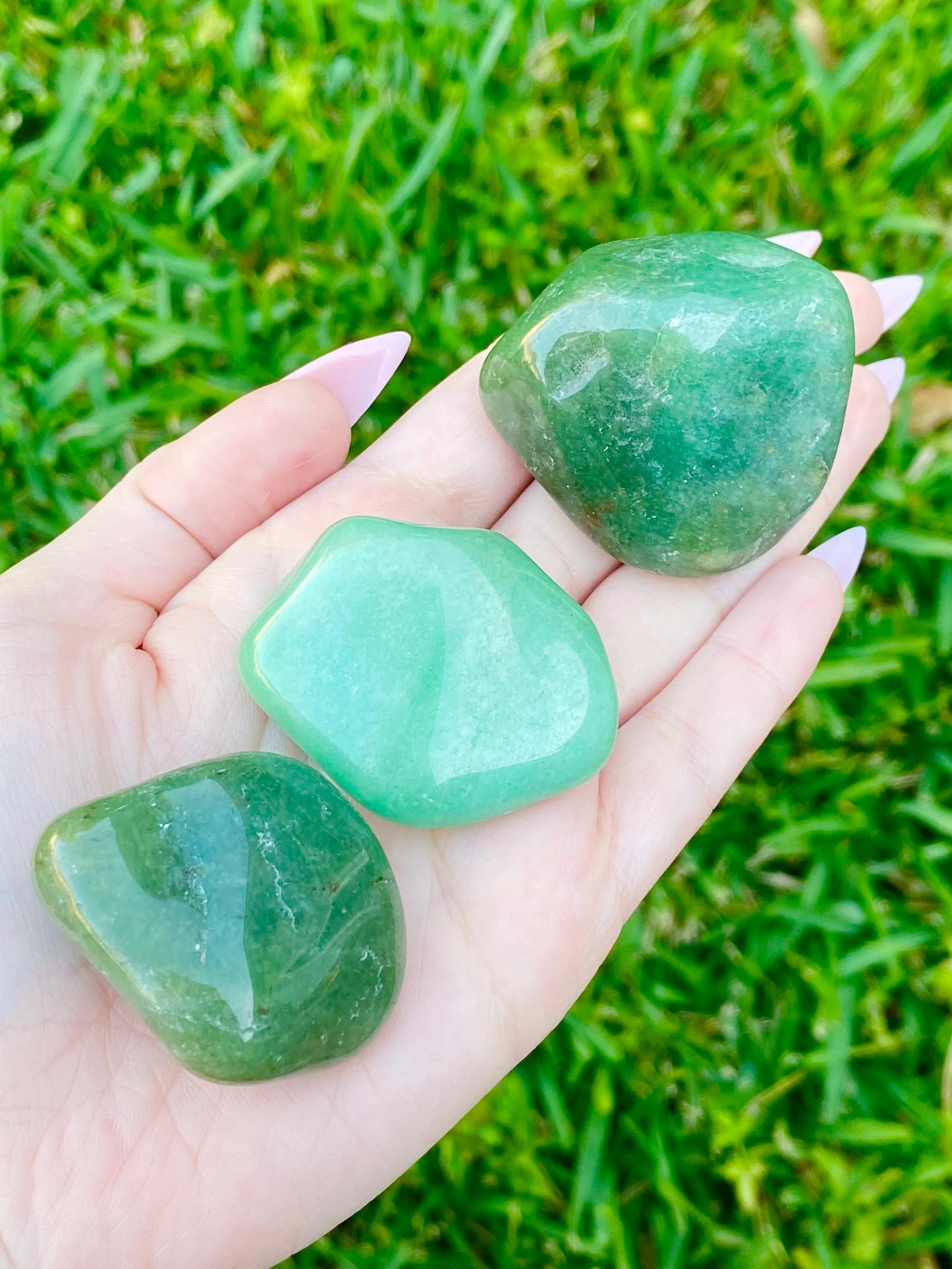 Green Aventurine Tumble Crystal 1.50-2"
