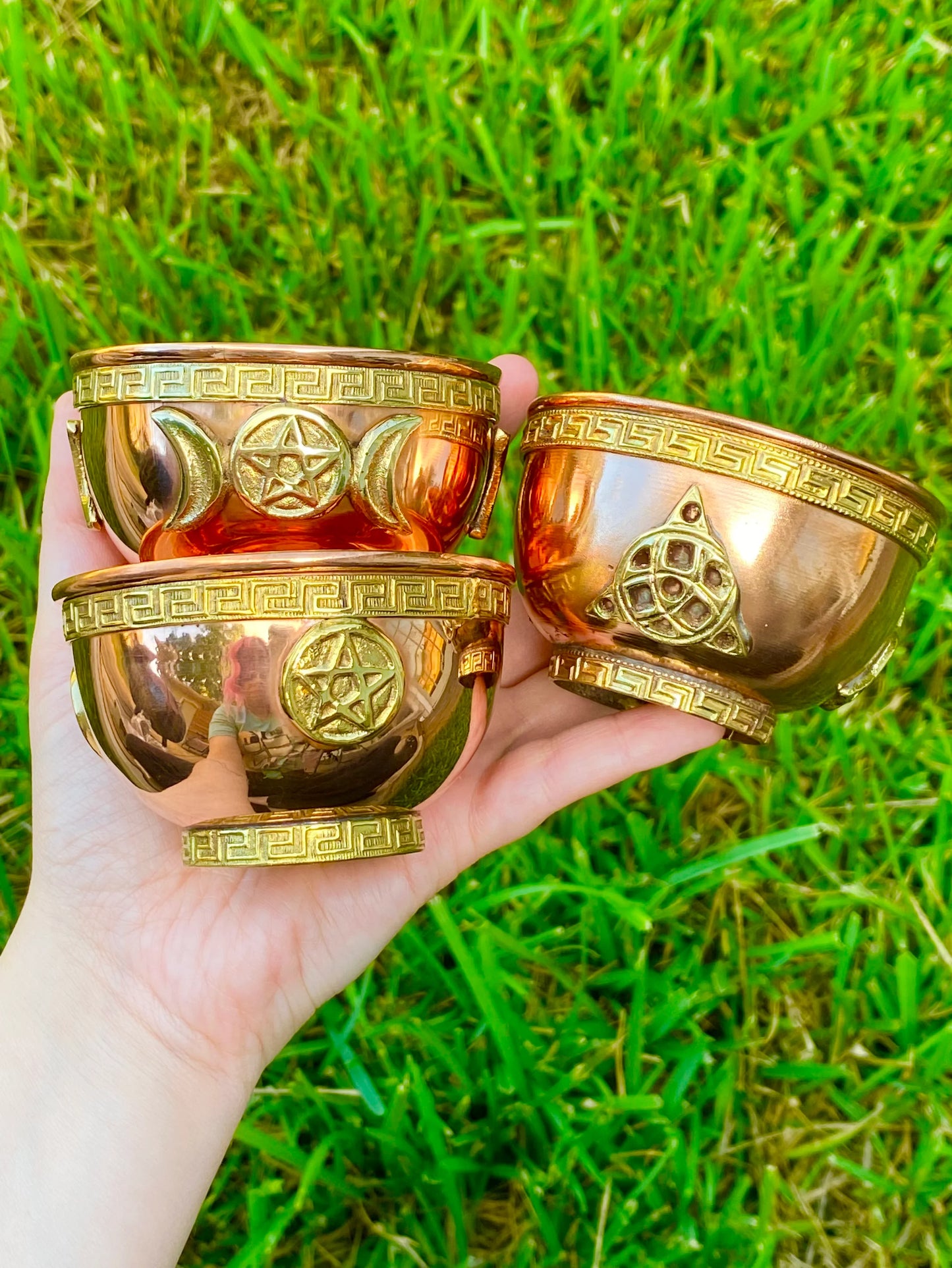 Copper Offering Bowls *DIFFERENT DESIGNS*