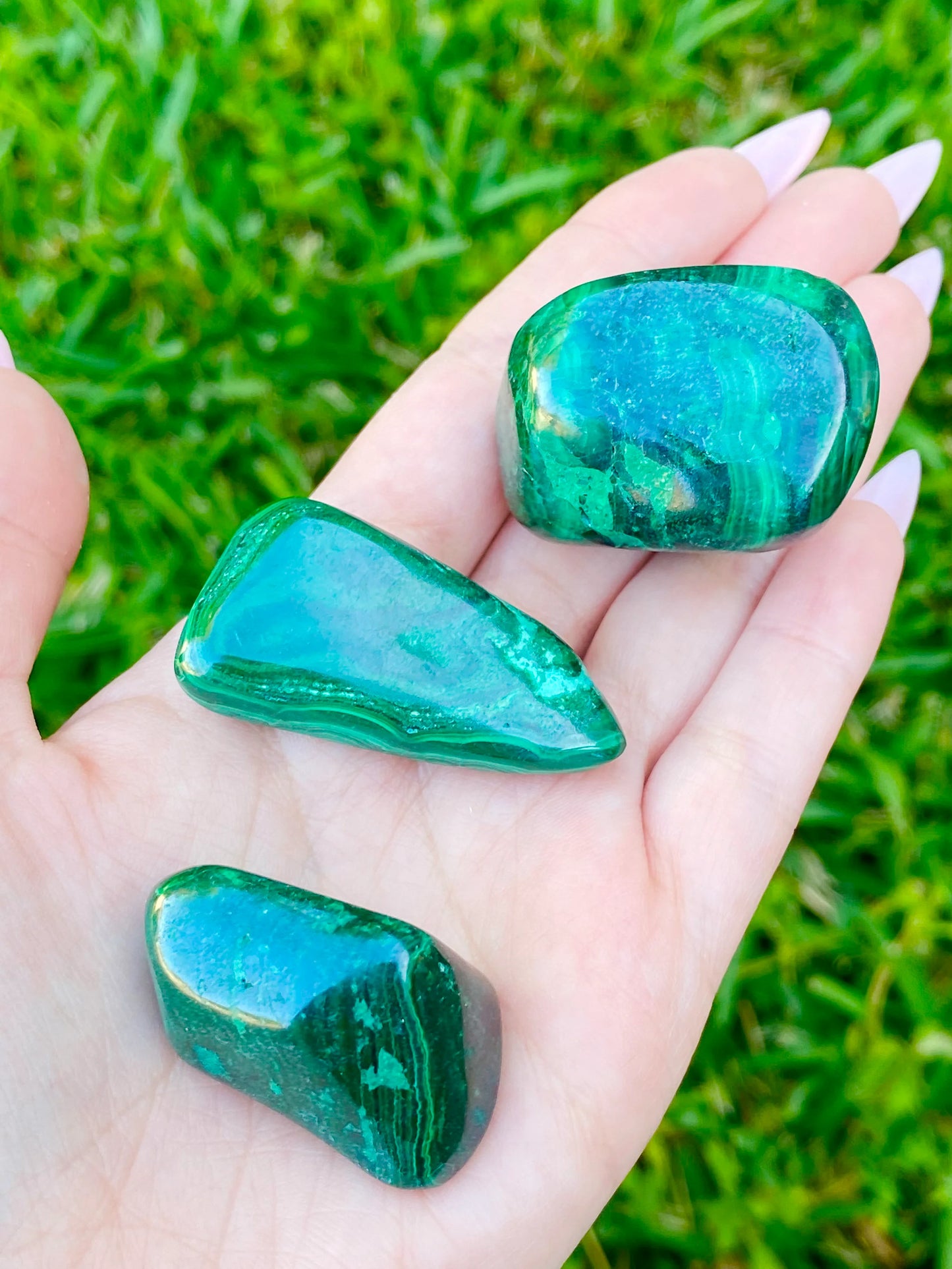 Malachite Tumble Crystal *DIFFERENT SIZES*