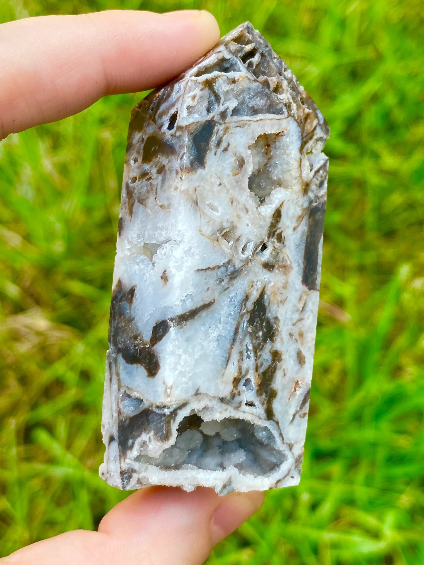 Druzy Chalcedony Tower *CHOOSE YOUR CRYSTAL*